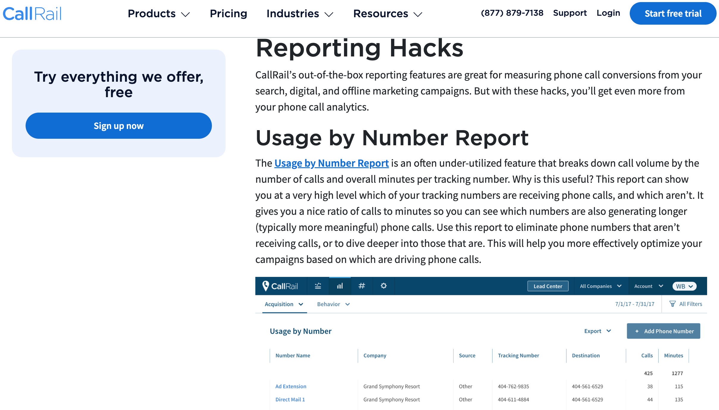 callrail call tracking analytics