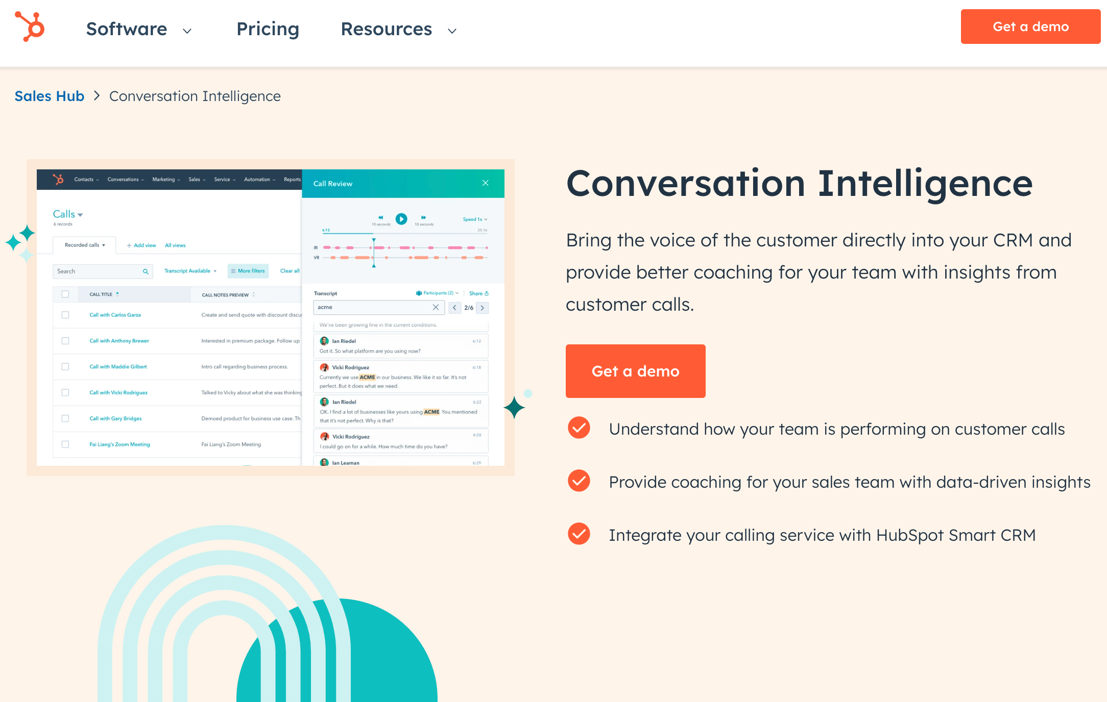 hubspot call tracking ai services