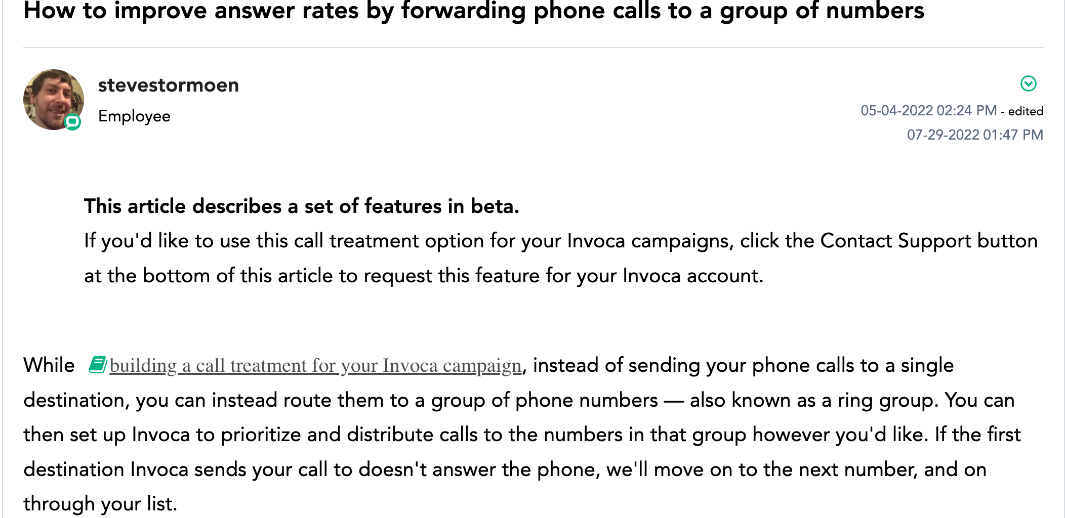 invoca call routing