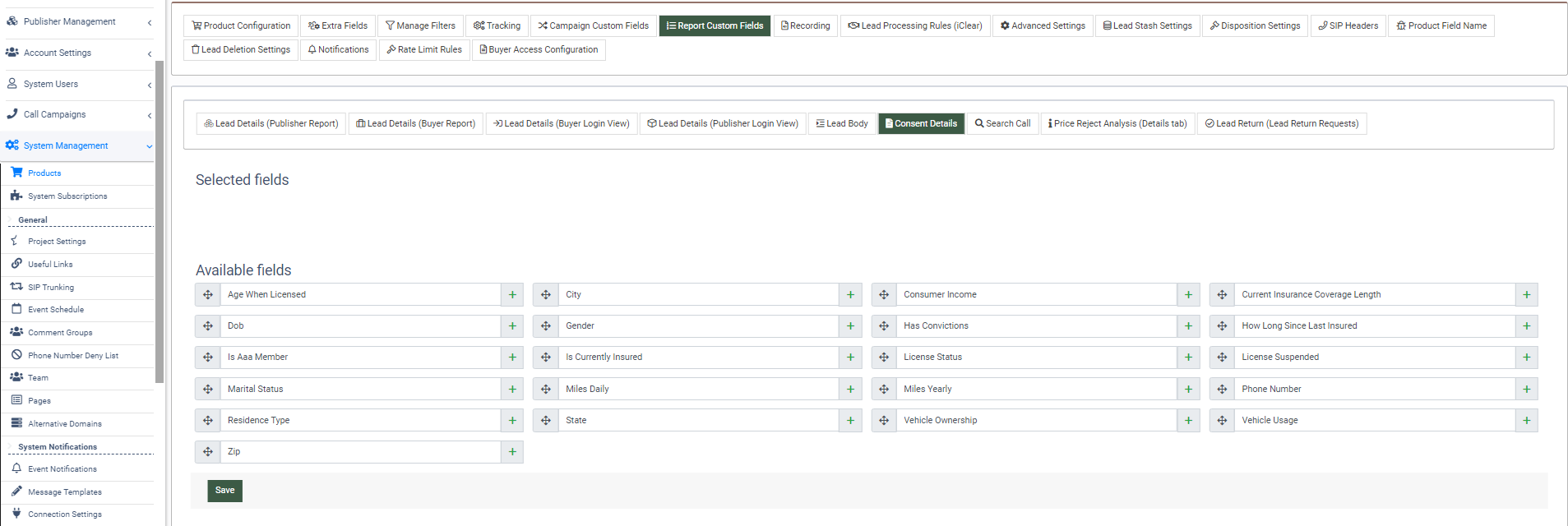 pronexa personalized call tracking reports