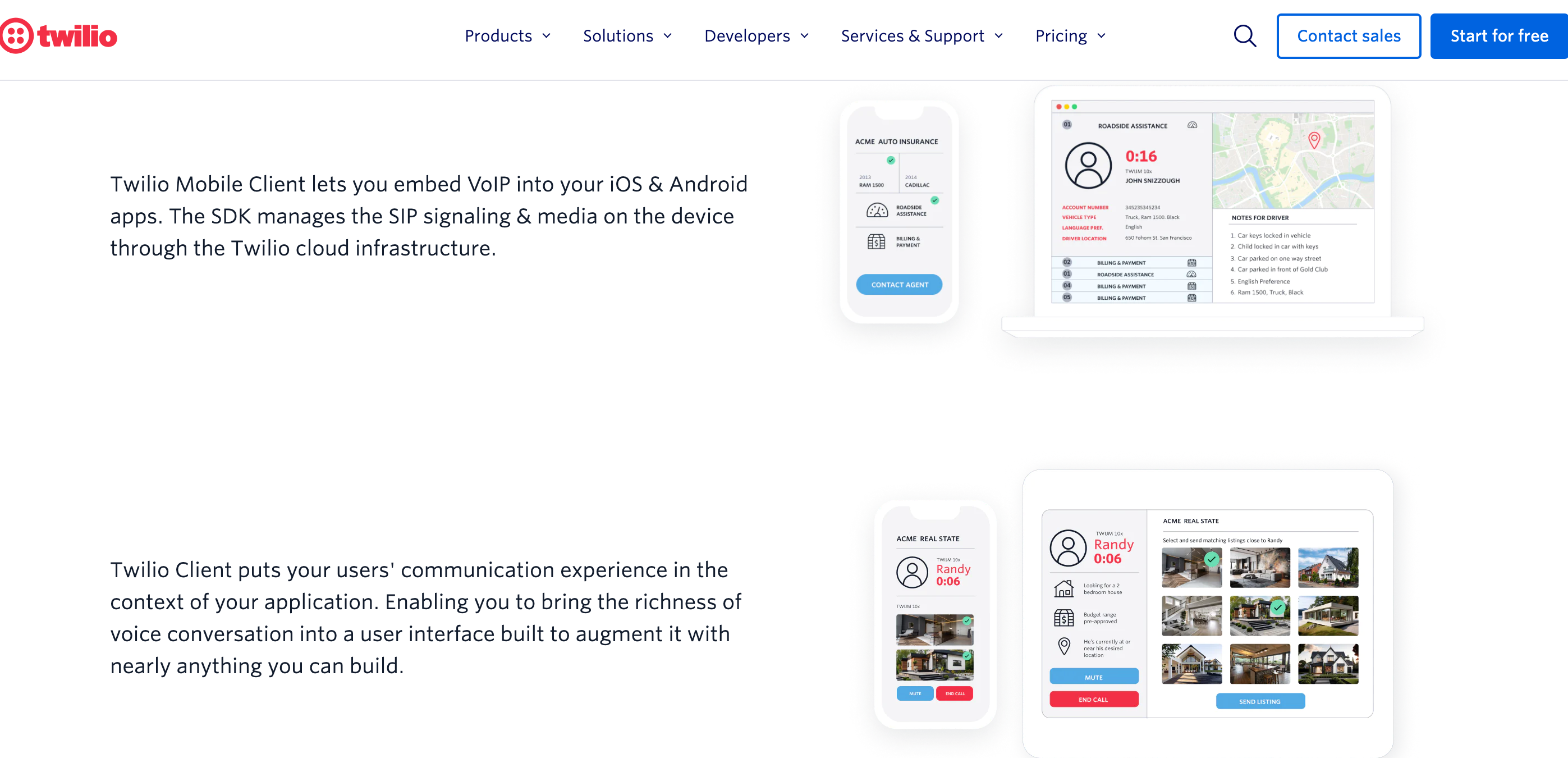 twilio app