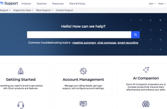 Zoom Support review